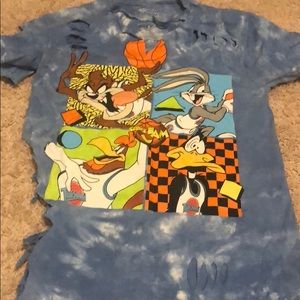 Space Jam Distressed Shirt